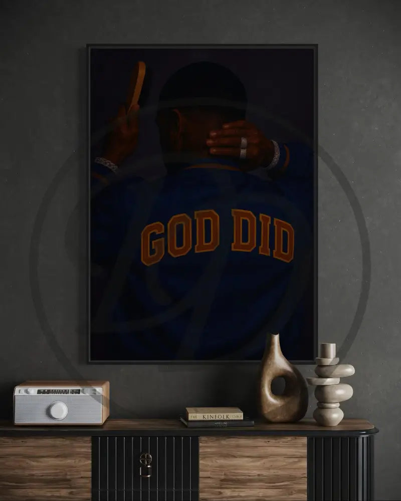 Modern African American artwork featuring jewelry, drinks, and bold poses.