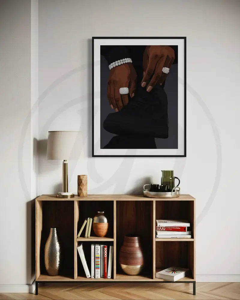 Minimalist sneakerhead poster
