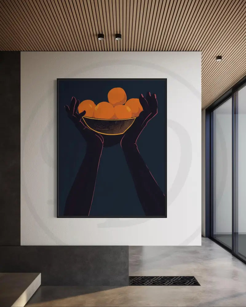 Black culture-inspired art prints in bold colors for living room décor.