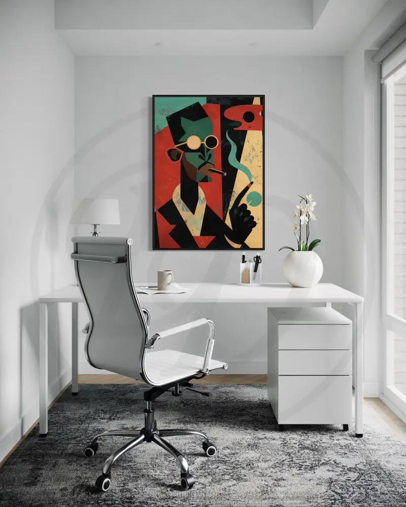 Jazz and nightlife inspired abstract wall art

