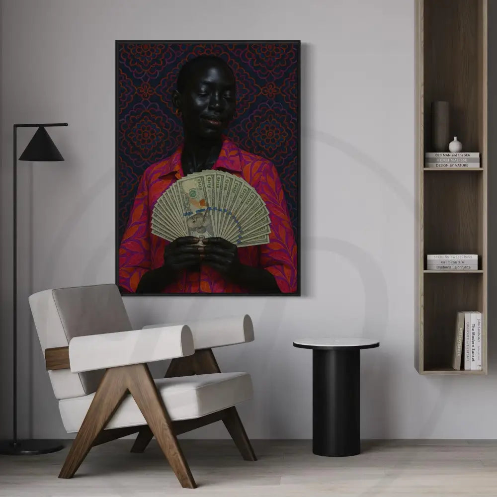 Luxury African-inspired wall décor set for modern living spaces.