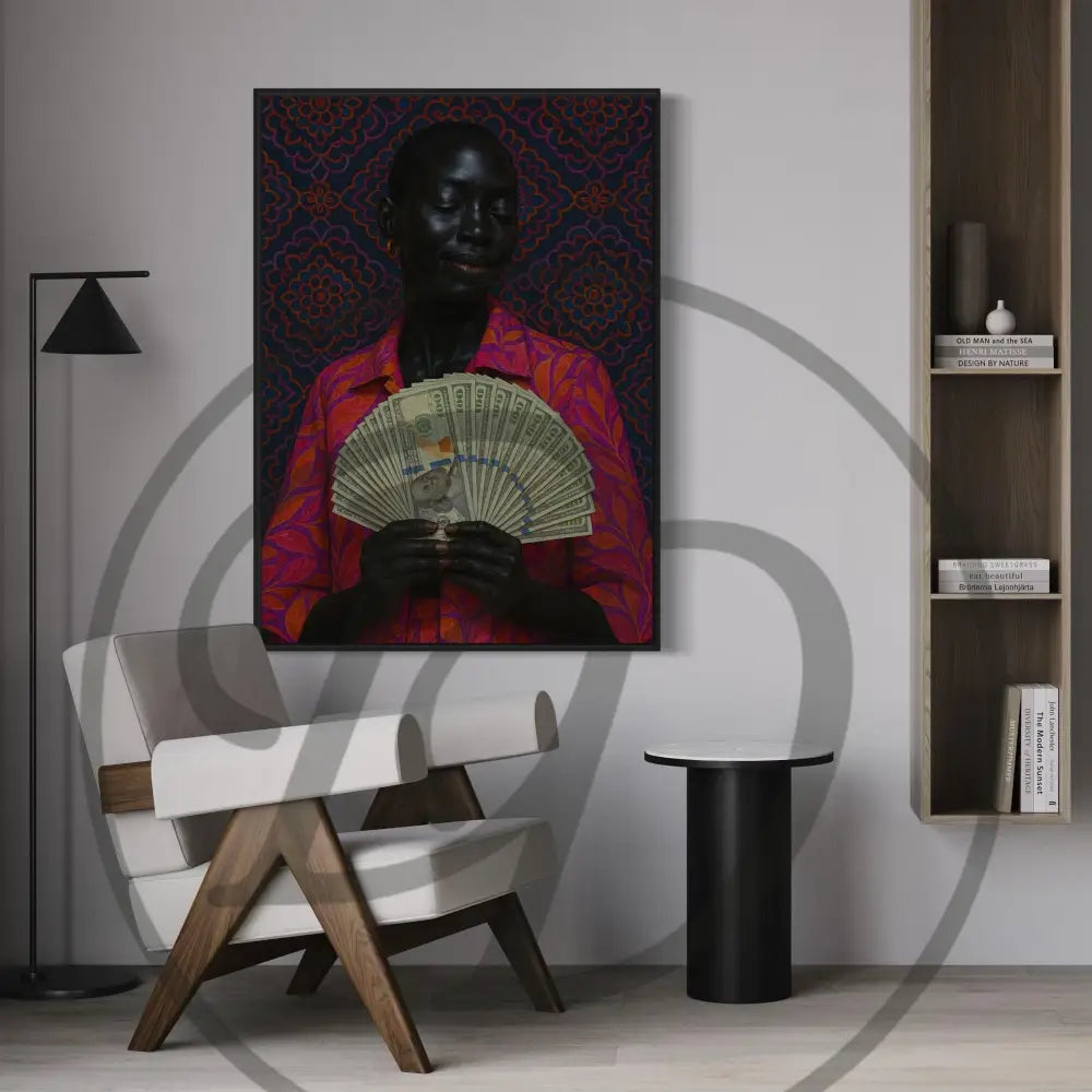 Luxury African-inspired wall décor set for modern living spaces.