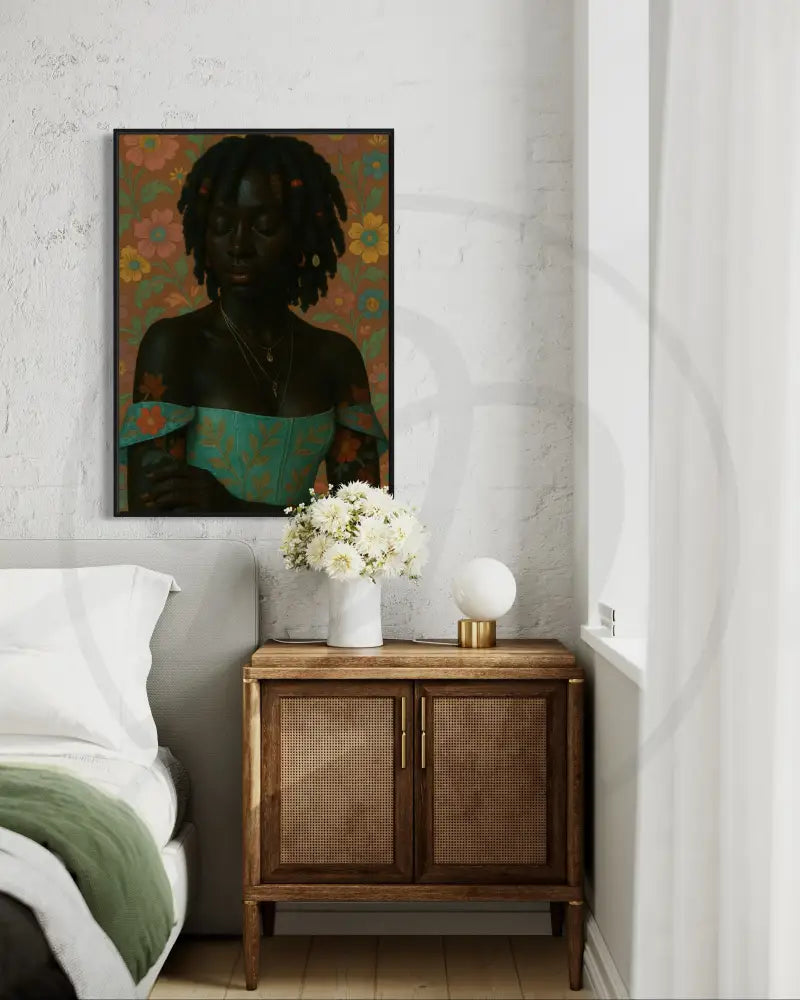 Dark skin art print