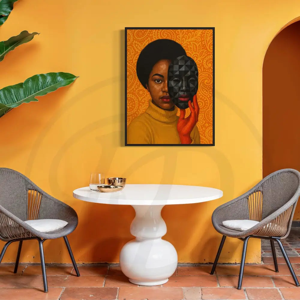 Elegant African wall art for bedrooms, living rooms, and offices.