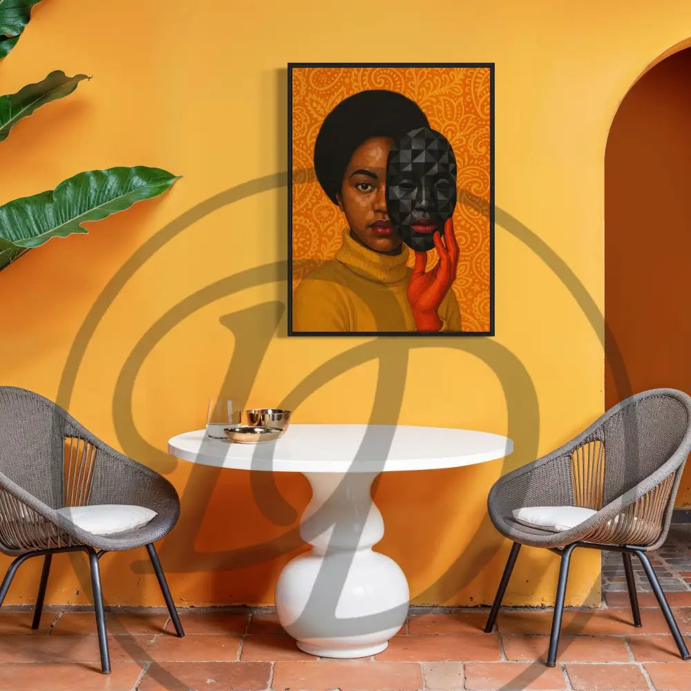 Elegant African wall art for bedrooms, living rooms, and offices.