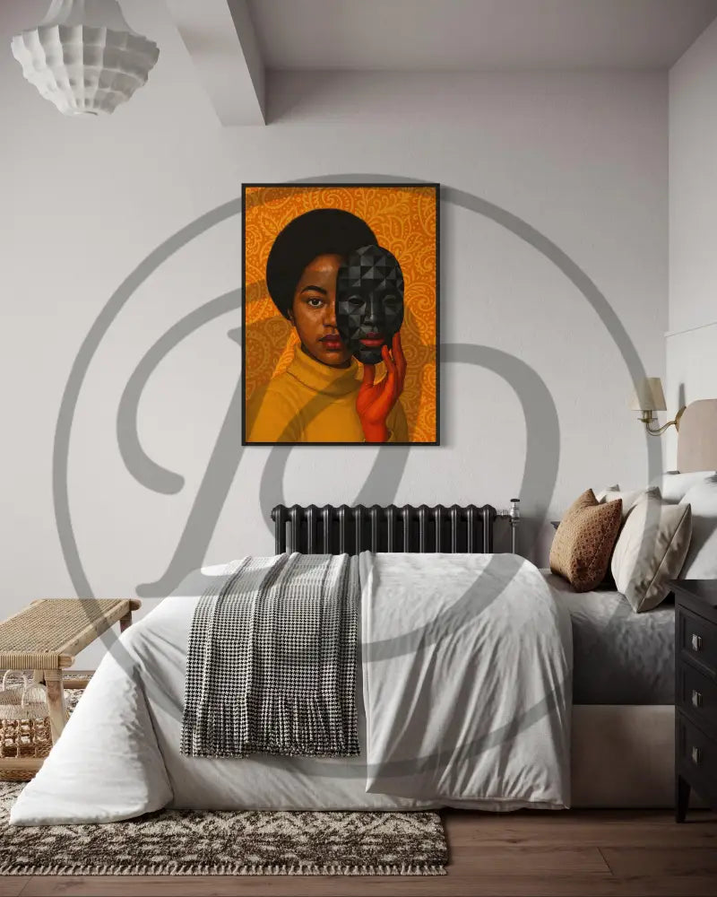 Printable cultural art celebrating African heritage.