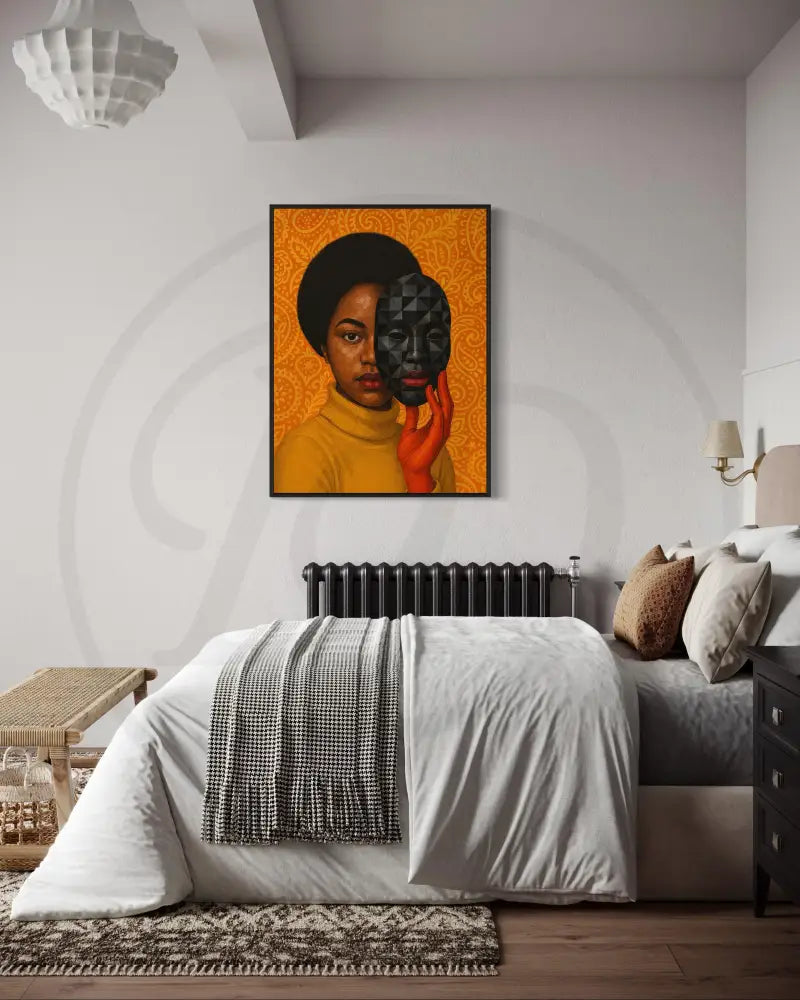 Printable cultural art celebrating African heritage.