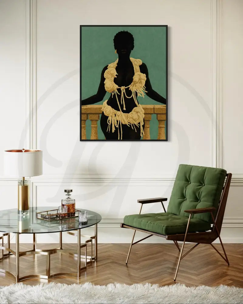 High-resolution Afrocentric digital download for modern and urban spaces.