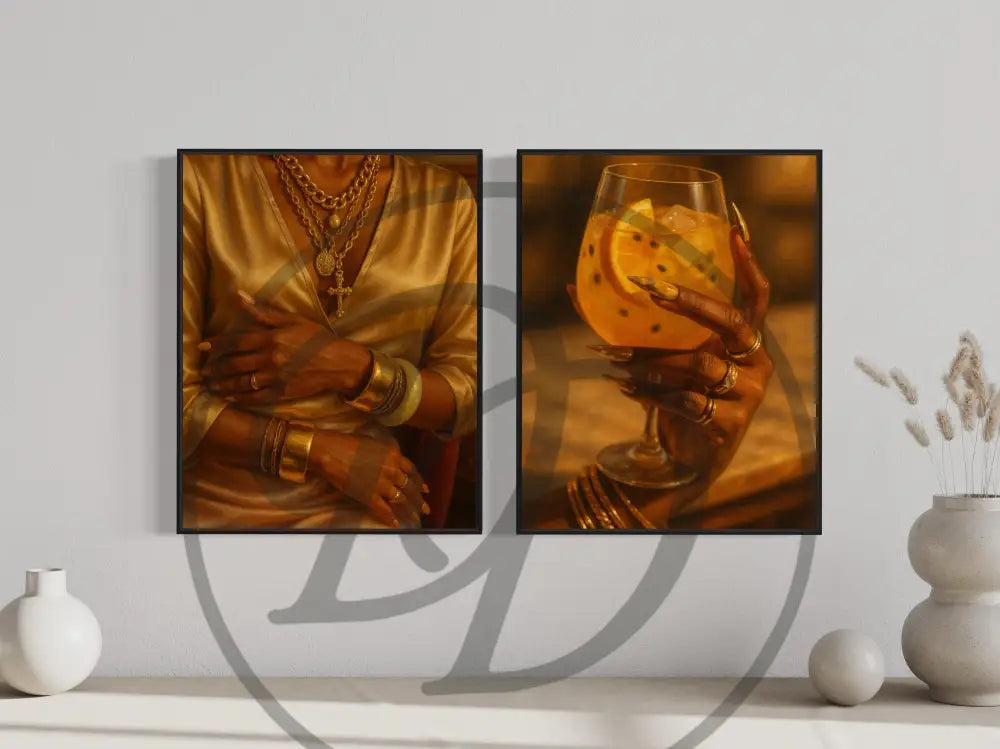 Afrocentric printable collection featuring jewelry and soft lifestyle accents.