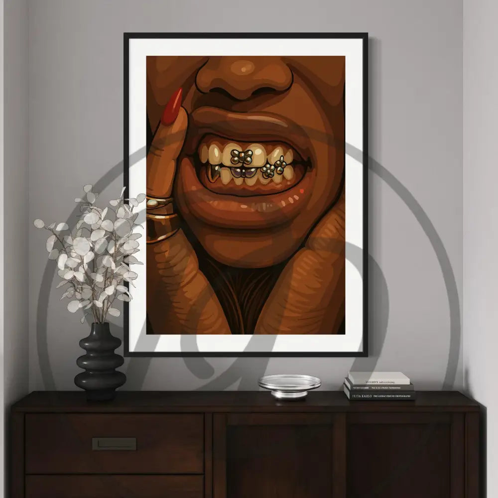 Printable urban décor set of Black woman lifestyle and accessories close-ups.