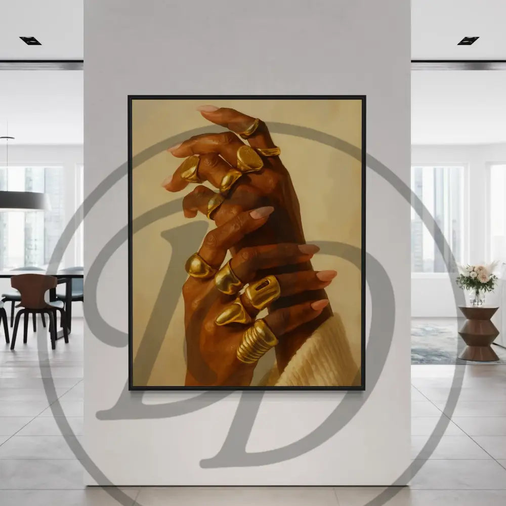 Modern African American artwork set with feminine close-ups and bold style.