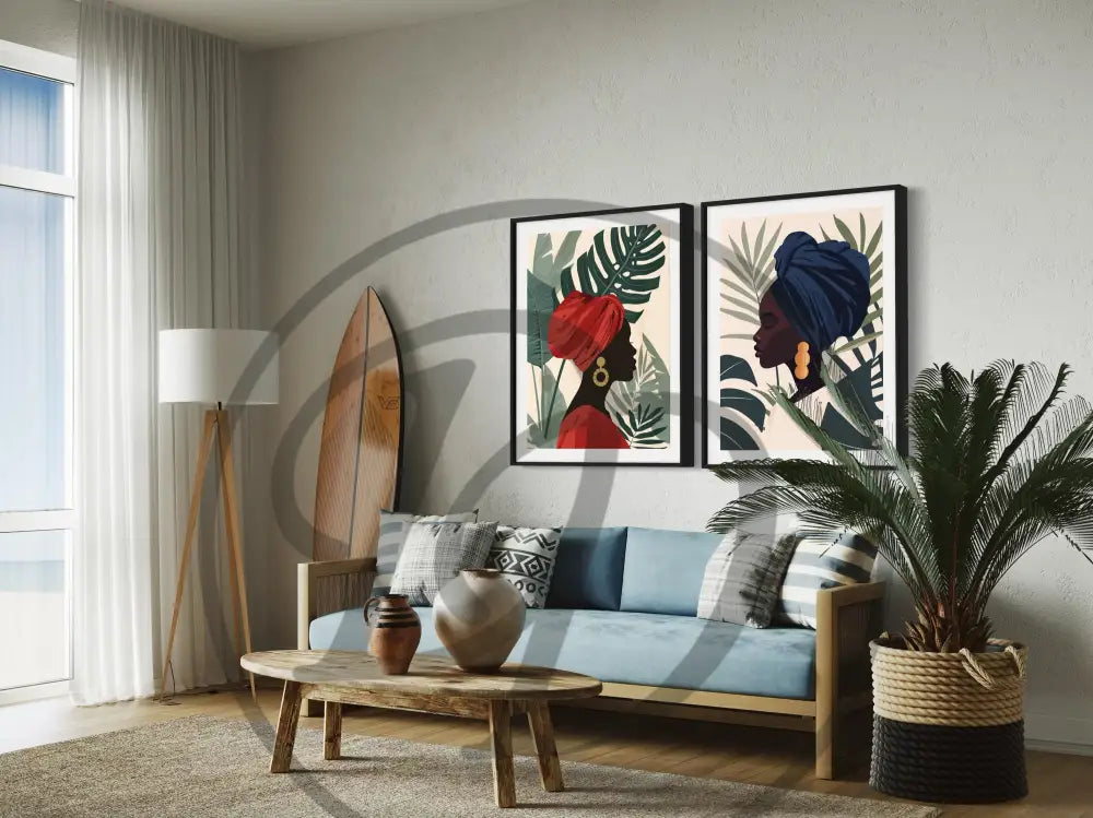 Afrocentric printable collection celebrating Black culture and style.