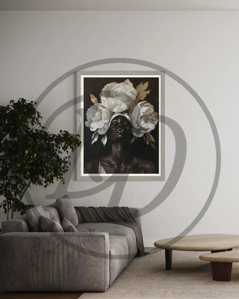Printable modern art celebrating natural beauty and soulful sophistication.