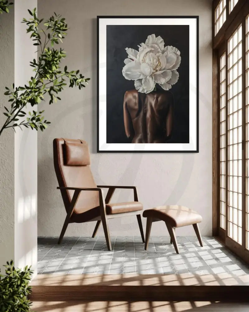 Printable modern Afrocentric art celebrating beauty and nature.