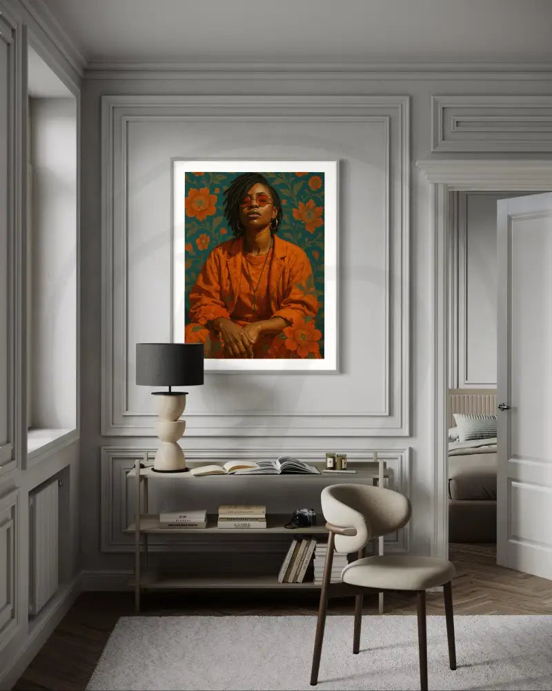 Printable artwork celebrating Black culture and confidence