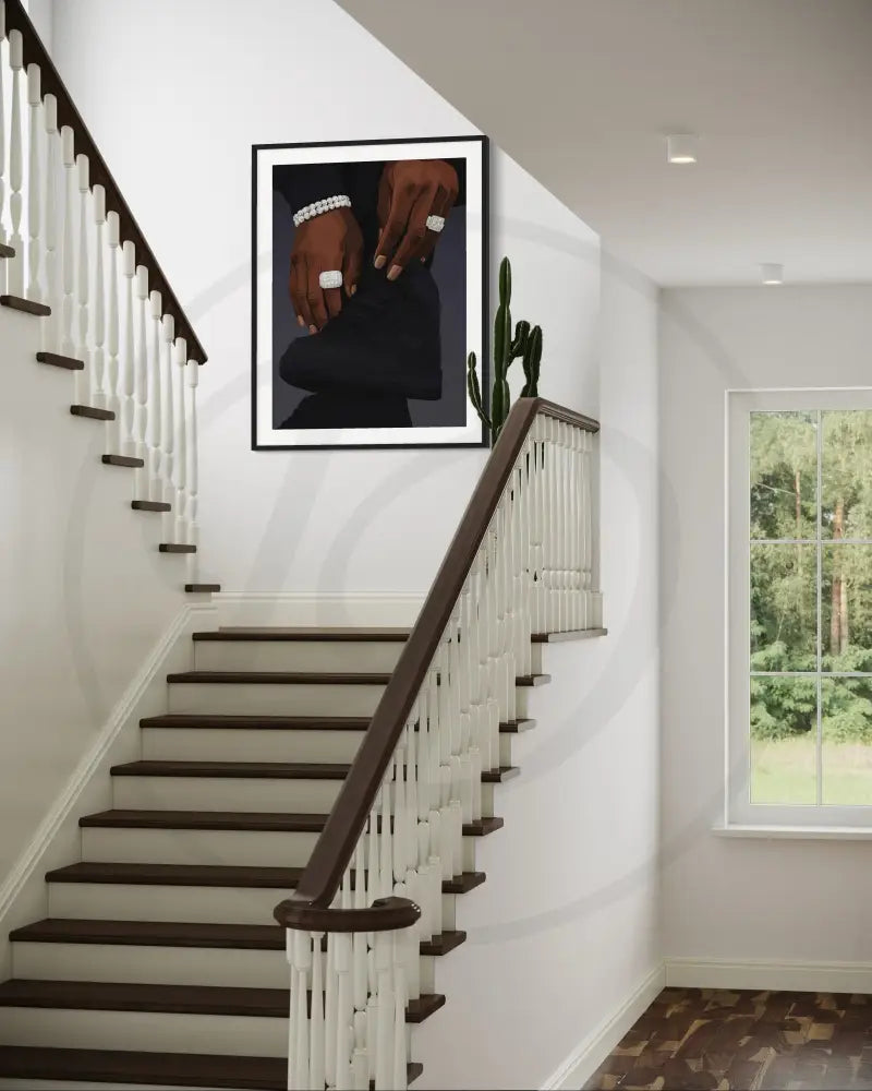 Urban moody sneaker decor