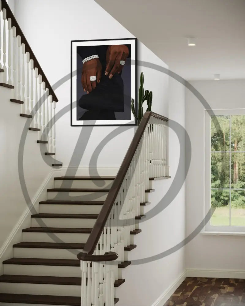 Urban moody sneaker decor