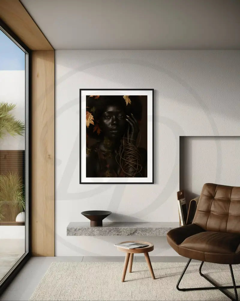 Sophisticated seasonal wall art portrait