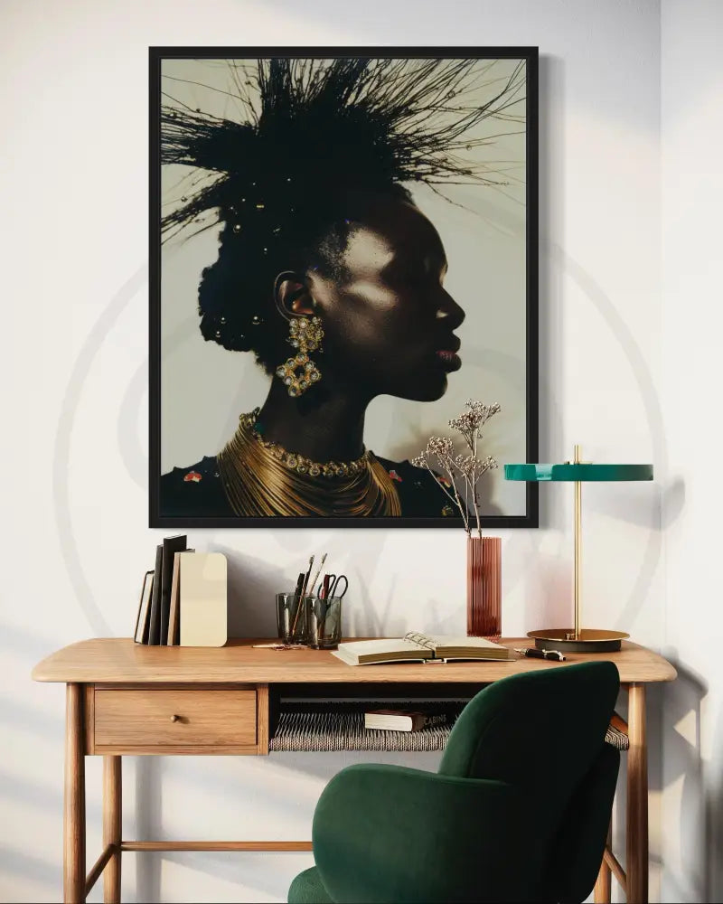 High-resolution Afrocentric wall art for instant download