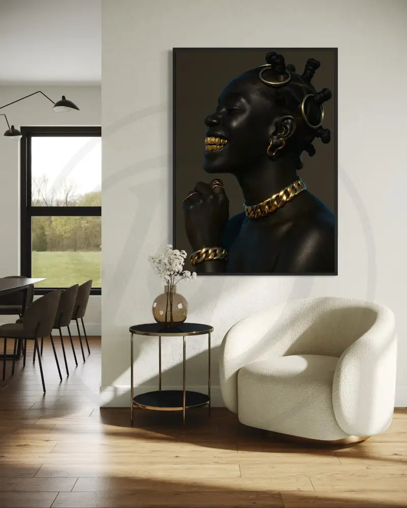 Modern cultural fashion-inspired wall art