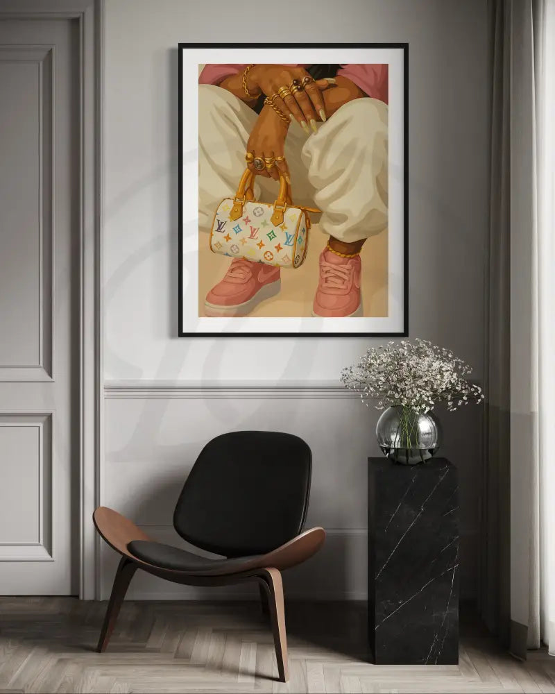 Luxury fashion street style digital art download