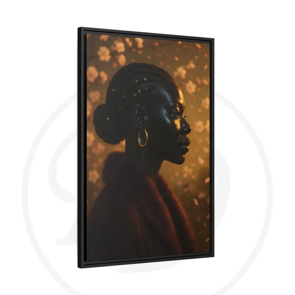 Golden Hour Grace canvas print by Dollys Digital