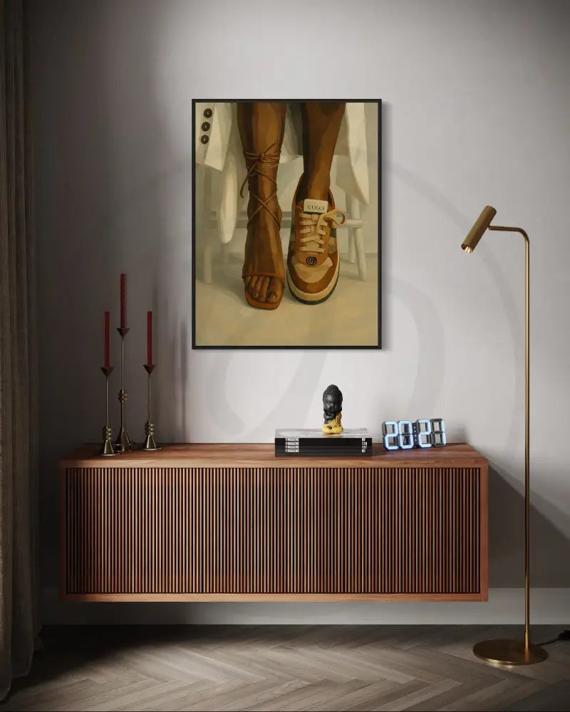 Symbolic art of balance and identity