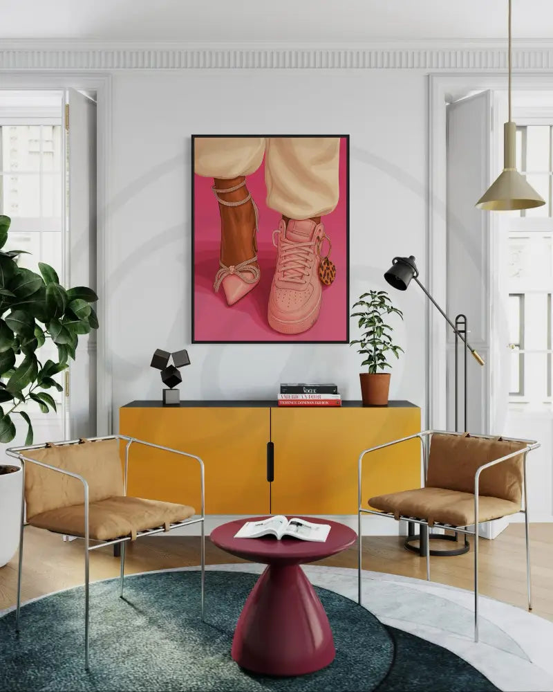 Feminine street style decor