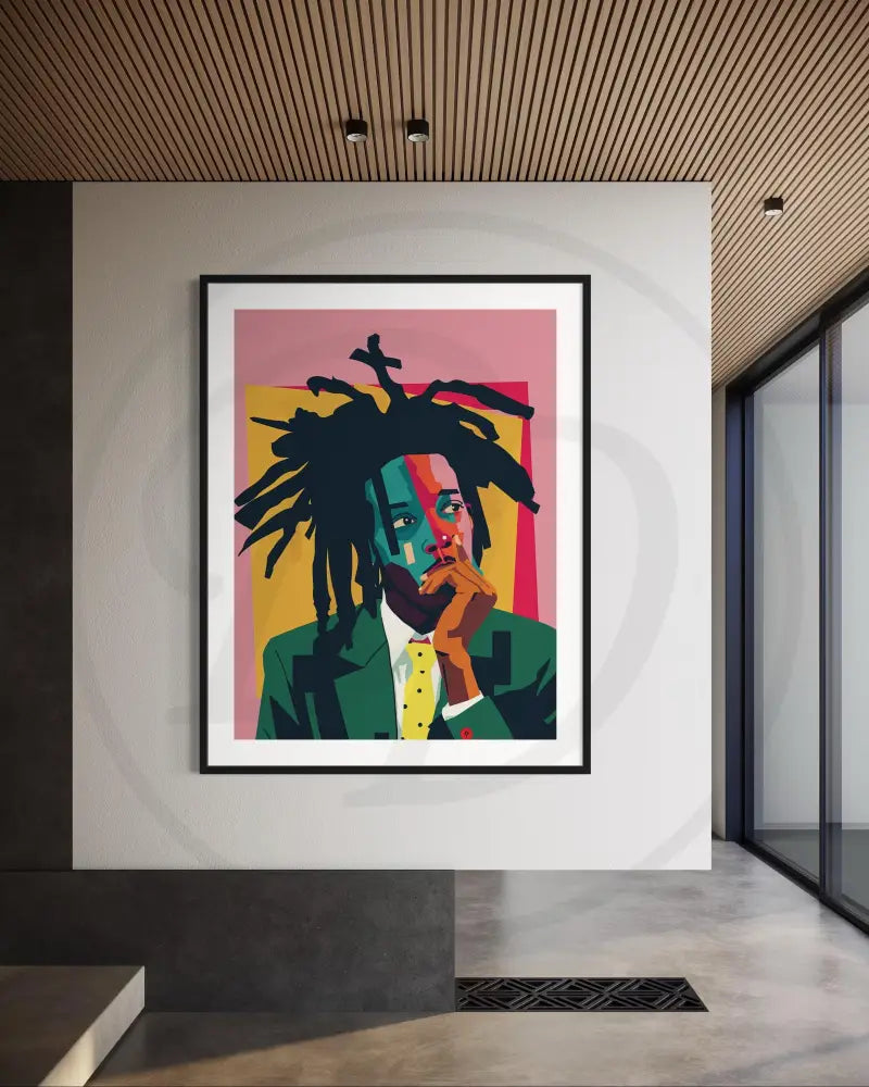 Pop art portrait wall prints digital download.