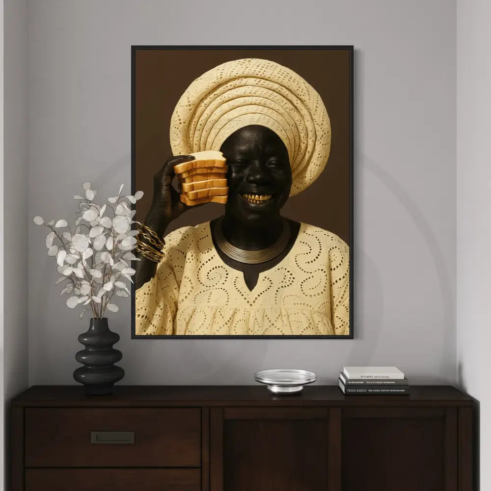 Black woman laughing with gold grillz