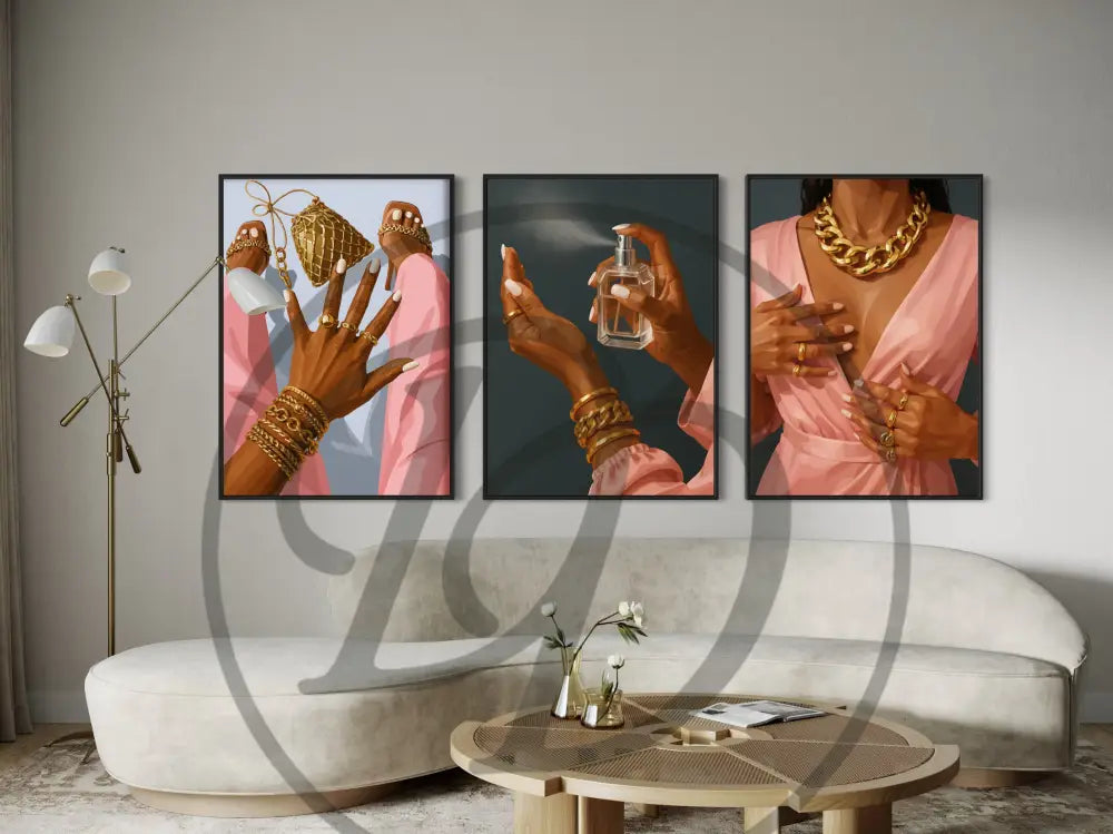 Cultural digital art set celebrating Black beauty and elegance