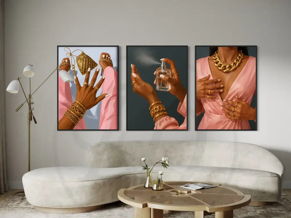Cultural digital art set celebrating Black beauty and elegance