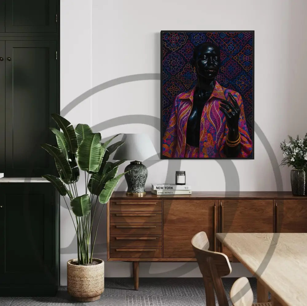 Modern African heritage art print