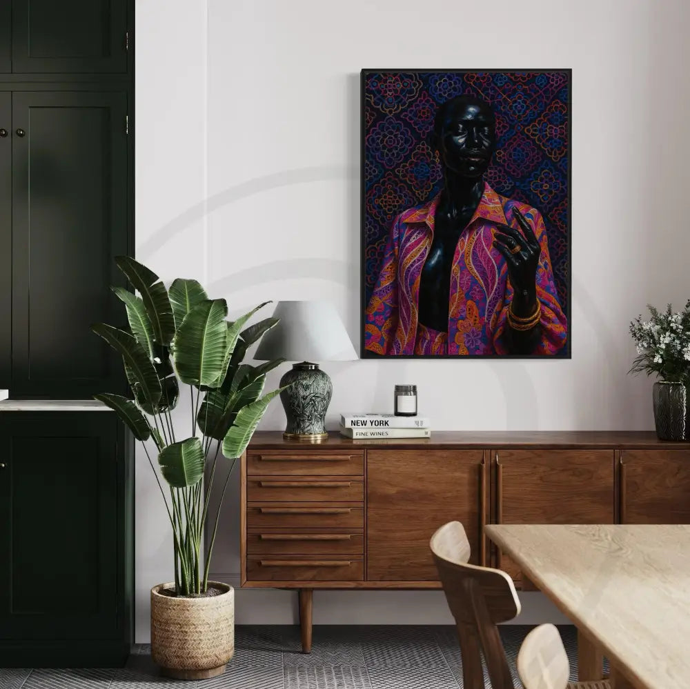 Modern African heritage art print